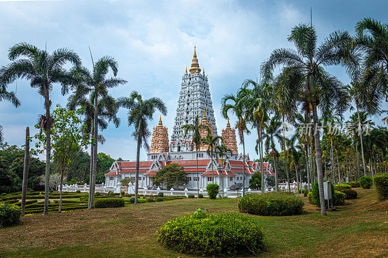 泰国春武里(Chonburi)的佛寺Wat yansangwararam。